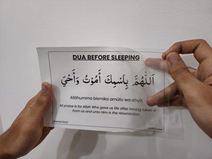 English Dua Stickers (12 dua in a set)
